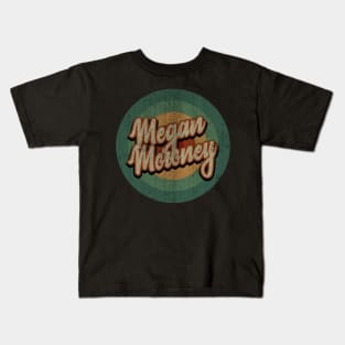 Circle Retro Vintage Megan Moroney Kids T-Shirt